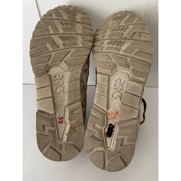 ASICS WOMENS GEL LYTE GREEN CAMO ATHLETIC SHOES HL7V8 SIZE 10 LOW TOP SNEAKERS - Picture 6 of 6